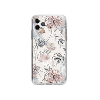 China Shockproof PC TPU Shell Clear Transparent Cellular Mobile Phone Case For iPhone 12 for sale