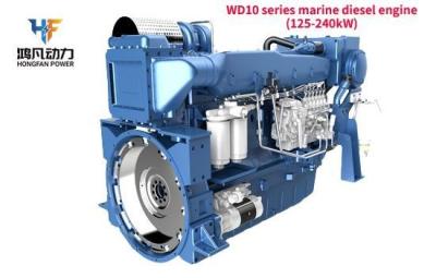 China Boat Motor Engine for Fishing Ship 218HP Weichai Wd10 Series Wd10c218-15 Water Cooled Marine Diesel Engine for sale