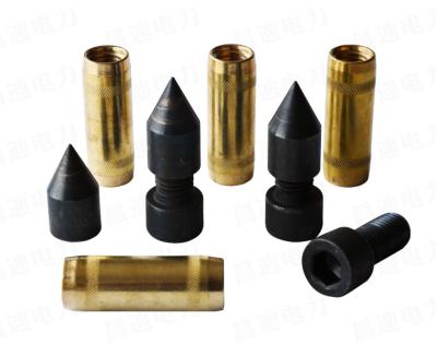 China Earth Ground Rod Accessories Coupler for Connecting Each Copper Clad Steel Earth Rod en venta