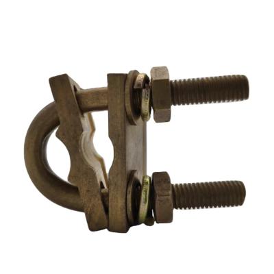 China U bolt ground rod clamp earth cable clamp earth rod connector Te koop