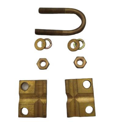 China copper aluminum Earth Rod Clamp  coated lightning protection ground cable system en venta