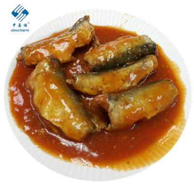 China Canned Seafood Canned Sardine In Tomato Sauce With High Opinion And Good Price for sale