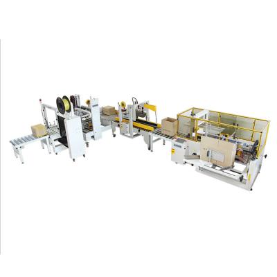 China Multifunctional Food Assembly Line Packing Machine Automatic Packing Machine Box Sealing And for sale