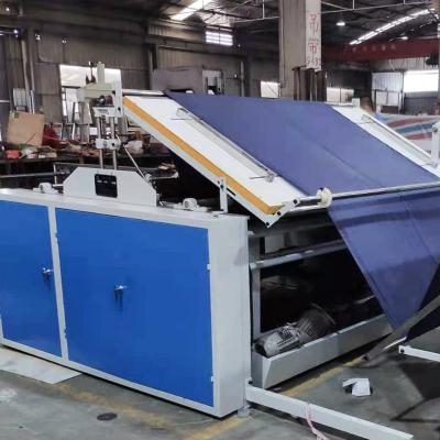 China Textiles Adjustable Width Prevent Crimping Warp And Knitted Fabric Folding Weft Machine for sale