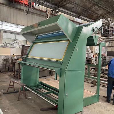 China Fabric Printing And Dyeing Industry Frequency Control Adjustable Tension Cotton Canvas Fur Inspection Sensitive Rolling Machine for sale