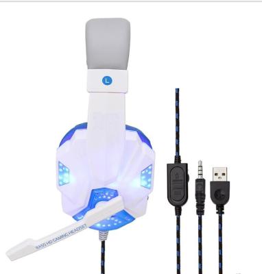 China Latest Gaming Earphone 2021 Cheap Wired Overhead Headphone Gaming Earphone For Computer for sale