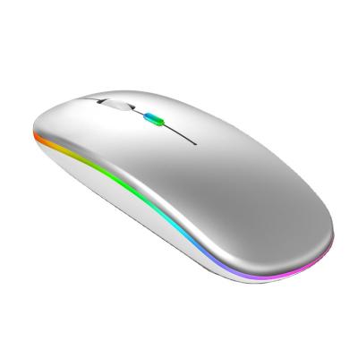 China 3D Mouse Colorful Luminous Wireless Mouse Rechargeable Backlit Wireless Cursor For Laptop Computer for sale