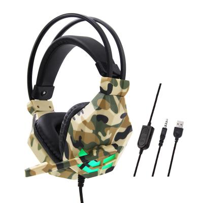 China Earphone PC Gaming Headset Edging - Sound Over Ear Wired Music Headphones with MIC and Volume Control for sale