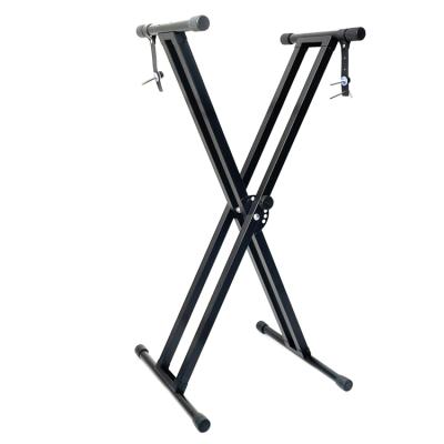 China Double-x Shaped Musical Instrument Wholesale Stand Keyboard Detachable Double Stand for sale