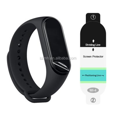 China Waterproof Anti-fingerprint Anti-fingerprint Watch Screen Protector For Xiaomi MI Band 5 Series for sale