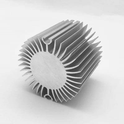 China Led Lighting China Manufacturer Custom T3-T8 Round Profile Anodizing Aluminum Heatsink for sale