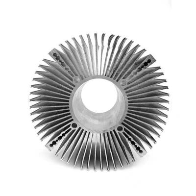 China LED Lighting Factory Customization Profile Radiator Sunflower High Quality Anodizing Aluminum Heatsink for sale