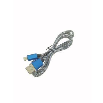 China Nylon Braided IPhone USB Data Cable USB Charging Cable For Computer, Mobile Phone, Car, Tablet, Power Bank for sale