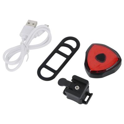 China ABS+Aluminum Safety Bike Outdoor Sports Waterproof USB Rear Light Portable Rechargeable Cycling Tail Rise Light for sale