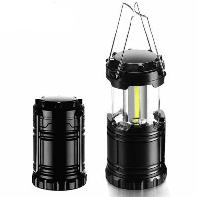 China 300lm COB Lightweight Folding COB Technology Portable Camping LED Lantern Battery Operated Camping Lantern for sale