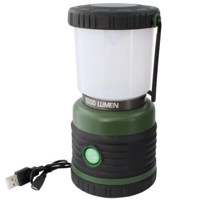 China 1000lumen Multifunctional Rechargeable Camping Light Emergency High Power Outdoor Lantern with Power Bank for sale