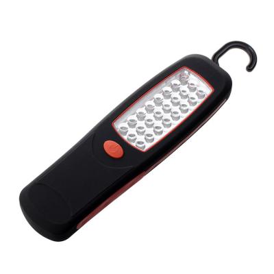 China 24 LED Portable Car Inspection Magnetic Work Lamp Hook Emergency LED Work Light with 360 Degree Swivel Hook for sale