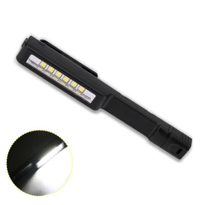 China 180 Degree Rotate Mini 6 LED Magnetic Promotion Clip Pocket Clip Led Pen Work Flashlight Portable Magnetic Car Inspection Led Work Light for sale