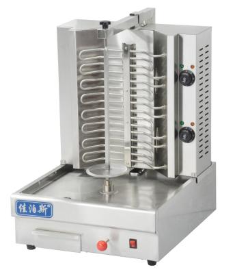 China Restaurant Hotels 2 Burner Electric Commercial Chicken Kebab Doner Shawarma Multifunction Grill Machine Price for sale