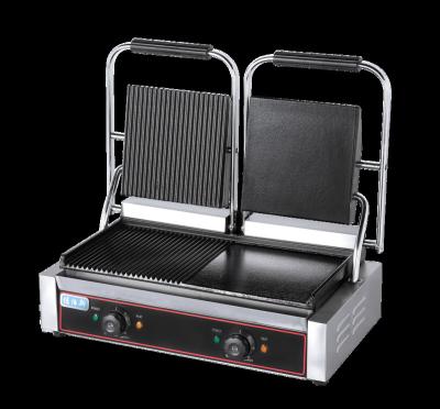 China Commercial Hotel Hot Sale Mini Electric Double Plate Sandwich Panini Maker Press Touch Grill Machine Price For Sale for sale