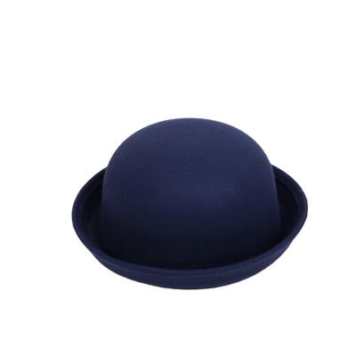 China Factory Rolled Top Hat High Quality Autumn Winter Children Cute Hat Small Round Hat for sale