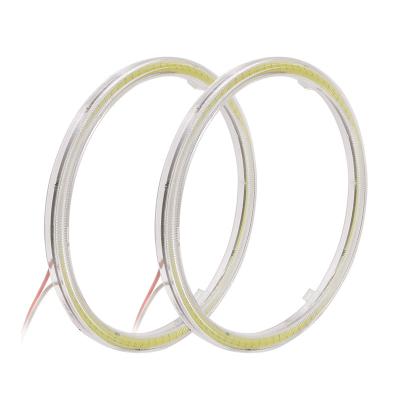 China Angel Eyes Head Lighting 60mm Universal High Power Xenon COB LED Headlight Rings Hot Saling Halo Angel Eyes for sale