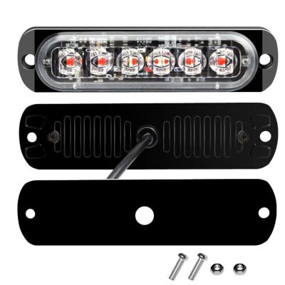 China Side Strobe Vehicle Flash 6 Ligths 12V 24V Truck Led Warning And Signal Beacon for sale