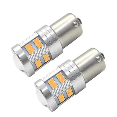 China Car Turn Signal Light Tail Lighting 1157 2835 24 SMD 3157 Led 7440 7443 Para Amber Red 1156 Led Turn Signal Light Auto Brake Bulbs For Cars for sale