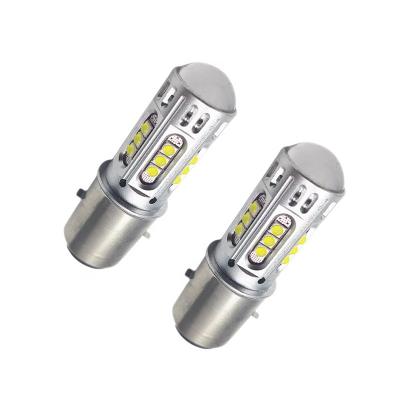 China LED 6000K Motorcycle Led Moto Light Bulbs Motorbike Scooter ATV COB Headlight Led H4 H6 LED Headlight BA20D BA20S 6v 12v for sale