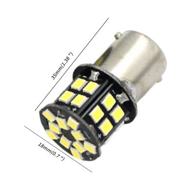 China High Quality Pinball High Power Ba15S 30Smd 2835 Lumen Led Light In Car Brake Light Bulbs Red Color for sale