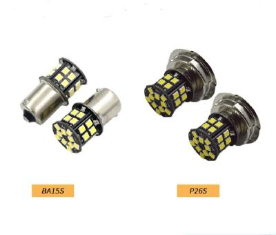 China Auto Pinball Car Led Turn Signal Lights Lamps Parking Bulbs Tail Emergency Light Ba15S 30Smd 2835 for sale