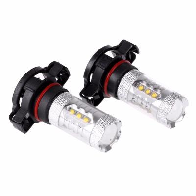 China Indicator Lighting Car Fog Lamp 9005 Hb3 9006 Hb4 h11 pw24w p13w h16 5202 80W XBD LED 12V Auto Fog Light 6000K for sale