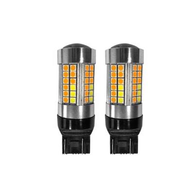 China DRL+Turn Signal No Instant Error Free Canbus Hyper 3157 7443 1157 Roller Coaster LED Turn Signal Light Bulbs DRL Parking Lamps for sale