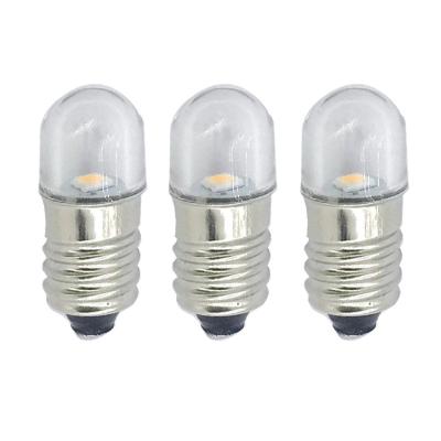 China LANDSCAPE T10 1W 3V 4.5V 6V 12V 24V 48V 60V 110V 220V BA9S E10 led indicator bulb led filament bulb for sale