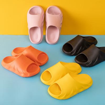 China Wholesale Custom Platform Lightweight Open Toe Flat Sandals EVA Kids Indoor Slides Summer Slippers for sale