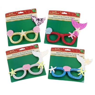 China Fashion Fashion Christmas Kids Christmas Party Props Mermaid Party Glasses for sale