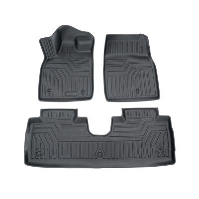 China Odorless and Environmentally Durable Auto Accessories Leather Floor Mats Car Mats Wholesale Strip Car Mats for Ford Mustang Mach-E for sale