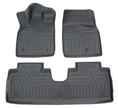 China Waterproof Dustproof Anti-Skid Decorate 2021 New Design Customized Strip Car Floor Mats All Weather Waterproof 3d Floor Mats For Ford Mustang mach-e for sale