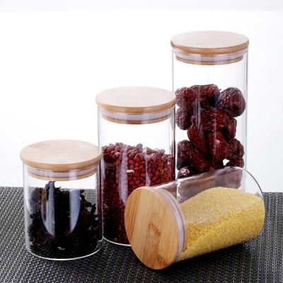 China Freshness Preservation 2022 BPA Free Airtight Glass Food Storage Container Canisters For Coffee Beans for sale