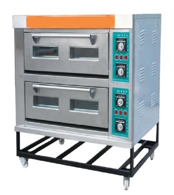 China Two Deck Double Deck Commercial Baking Equipment Cake Bread Oven Pizza Electric Bakery Oven for sale