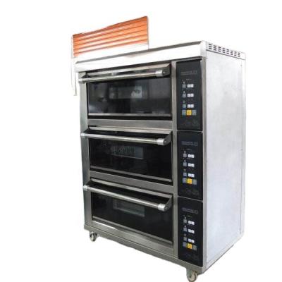 China Commercial vegetable processing plant equipment bakery machines pizza baking electric oven with uniform heating for sale