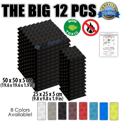 China Modern Arrowzoom Pyramid Acoustic Foam Sound Absorption Panel 19.6 x 19.6 x 1.9