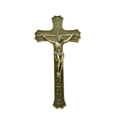 Κίνα Ευρωπαϊκό νεκρικό Crucifix 33*17cm της Γαλλίας ύφους νεκρικός σταυρός κασετινών Zamac προς πώληση