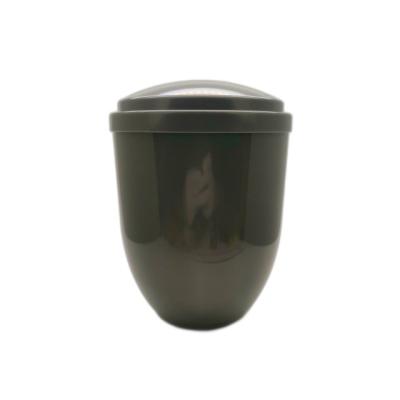 China Grey Color Funeral Ash Urn Dia 16,5 voor Menselijke Kunststof Te koop