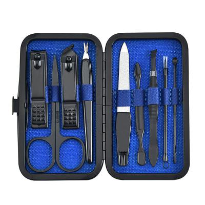 China Promotional 7/8/9/10 Pcs Multi Purpose Factory Stainless Steel Mini Beauty Manicure Tools Nail Cutter Set for sale