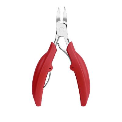 China Pointed Economical Useful Lightweight Foot Care Aid Nails Scissors Pedicure Tools With Two Shift Spring for sale