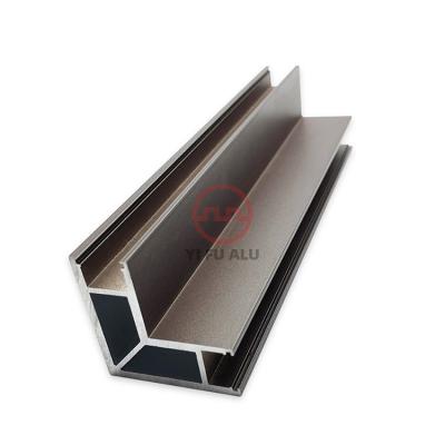 China 90 degree aluminum wood cabinet corner aluminum profile decorations supplier with led strip aluminum extrusion profile for sale