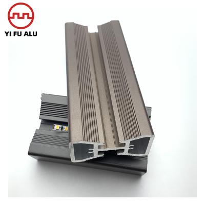 China China factory direct production aluminum alloy extrusion profile post system home furniture storage aluminum clipping system for sale