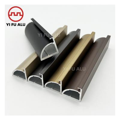 China Modern Aluminum Glass Door Wardrobe Frame Decorations Styles Door Profile 20mm 25mm 30mm Aluminum Profiles for sale