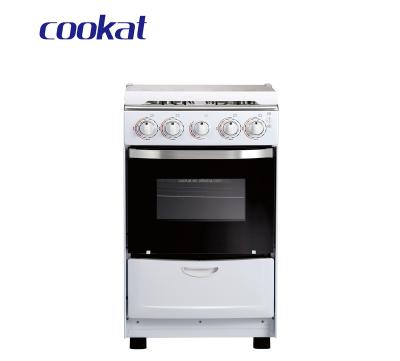 China Convection 20 Inch 60l 4 Burner Glass Lid Free Standing Gas Cooker With Oven for sale